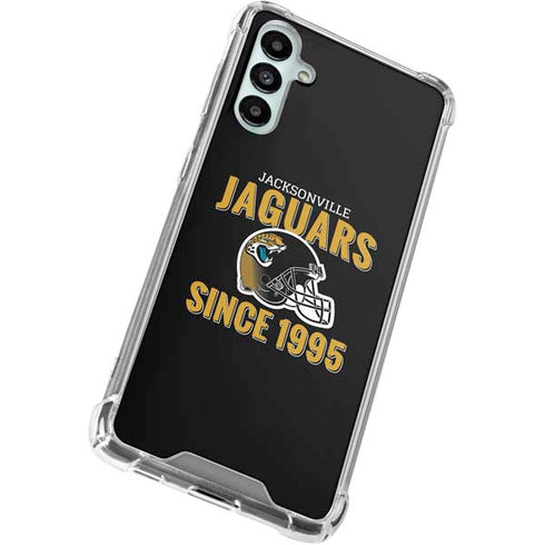 NFL Jacksonville Jaguars Helmet Galaxy A15 5G Clear Case